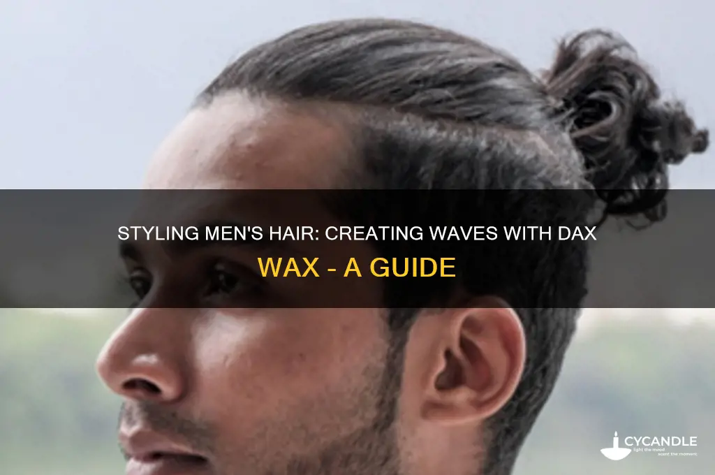 can you make waves in mens hair using dax wax