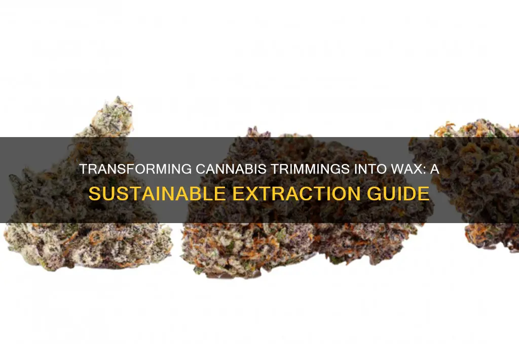 can you make wax out of trimmings