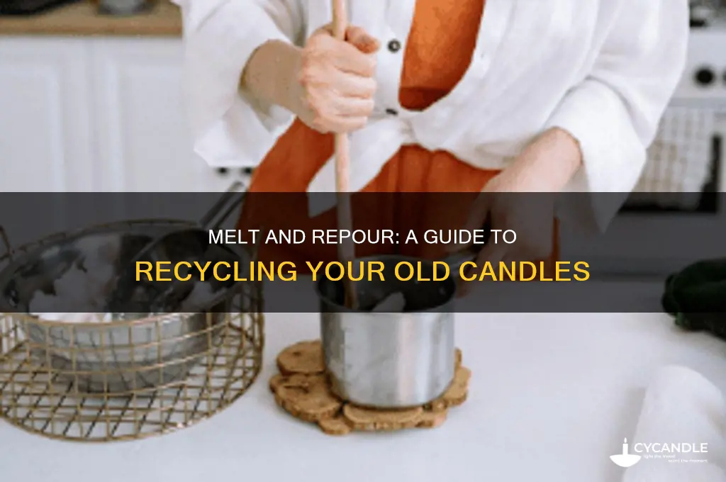 can you melt and repour candles