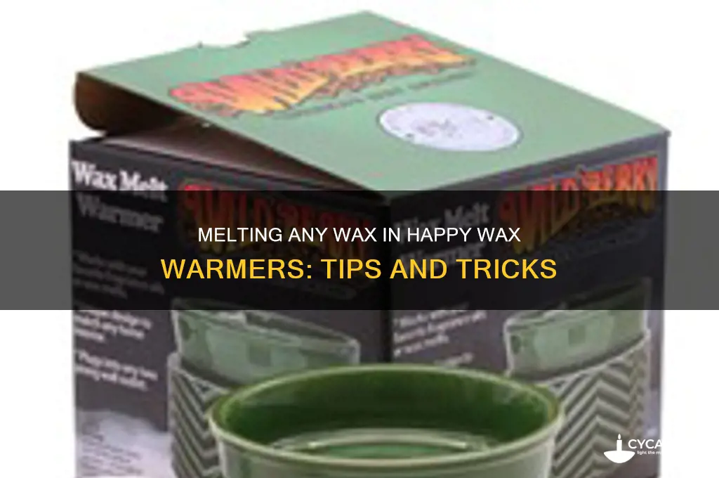 can you melt any wax happy eax warmers