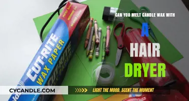 Melt Candle Wax with a Hair Dryer: Quick DIY Guide