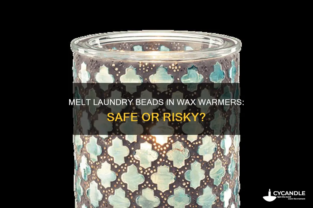 can you melt laundry beads in wax warmer