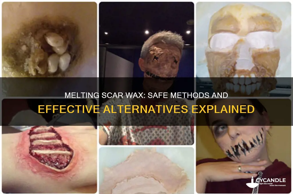 can you melt scar wax