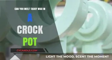 Melting Tacky Wax in a Crock Pot: Tips and Tricks