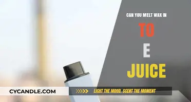 Can You Melt Wax into E-Juice? Risks and Alternatives Explained