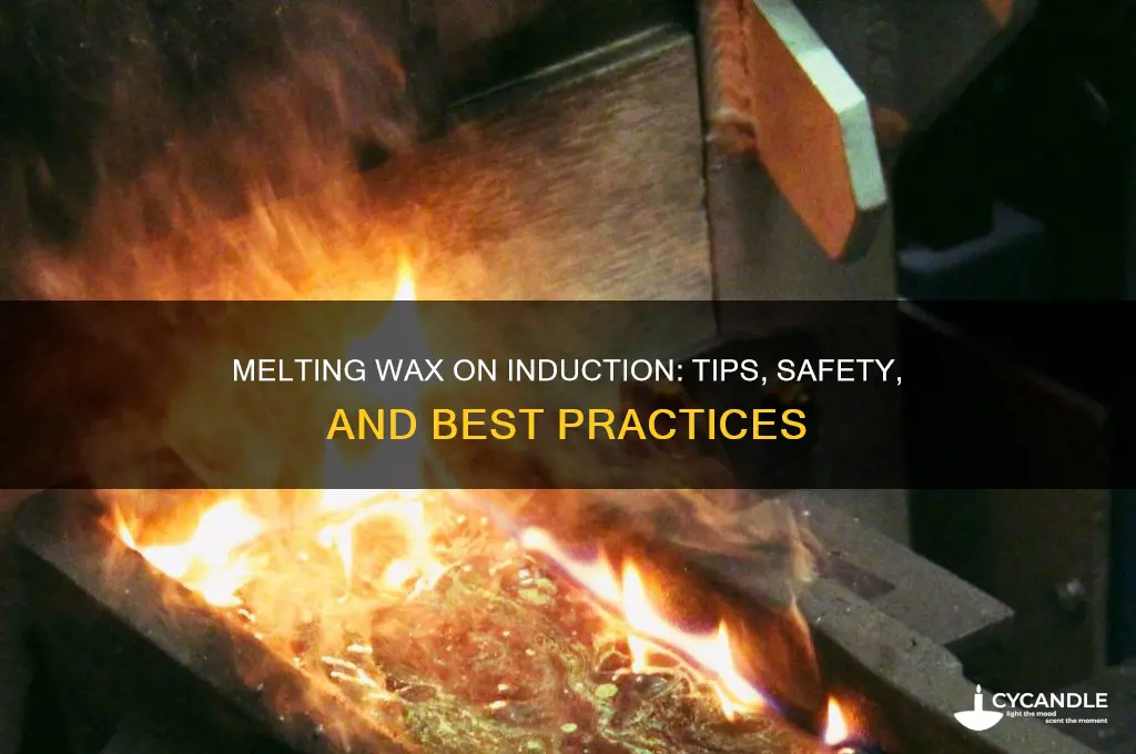 can you melt wax on induction