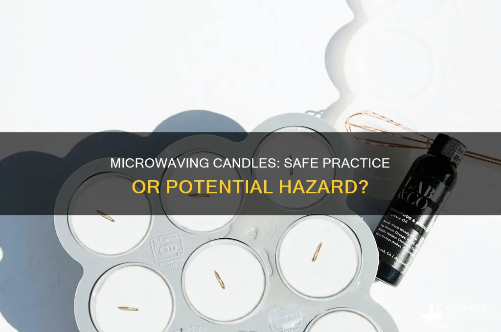 can you microwave candles