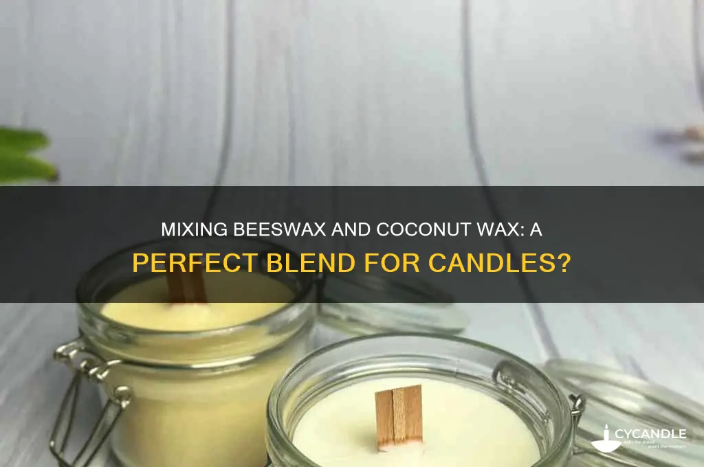 can you mix beeswax and coconut wax for candles