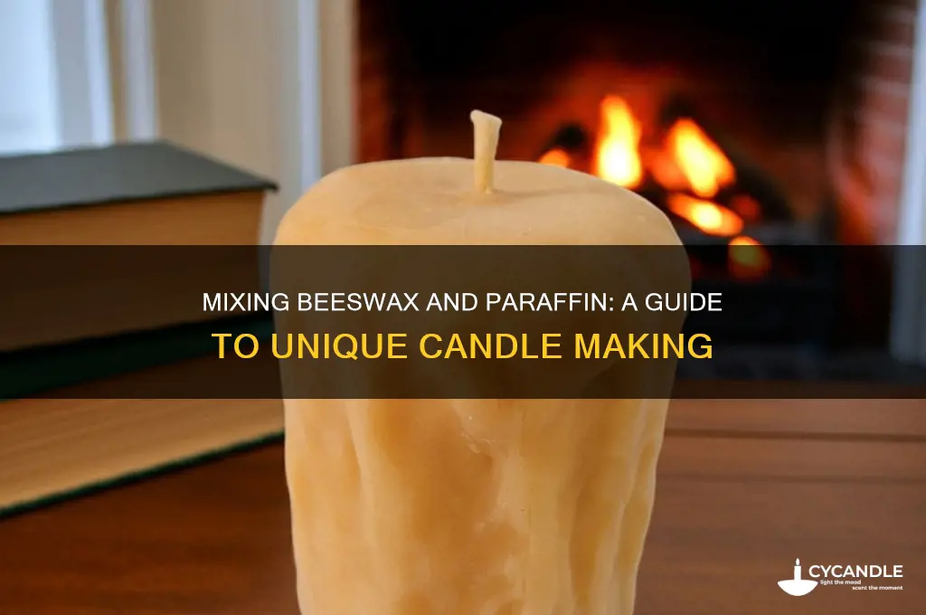 can you mix beeswax and paraffin to make a candle