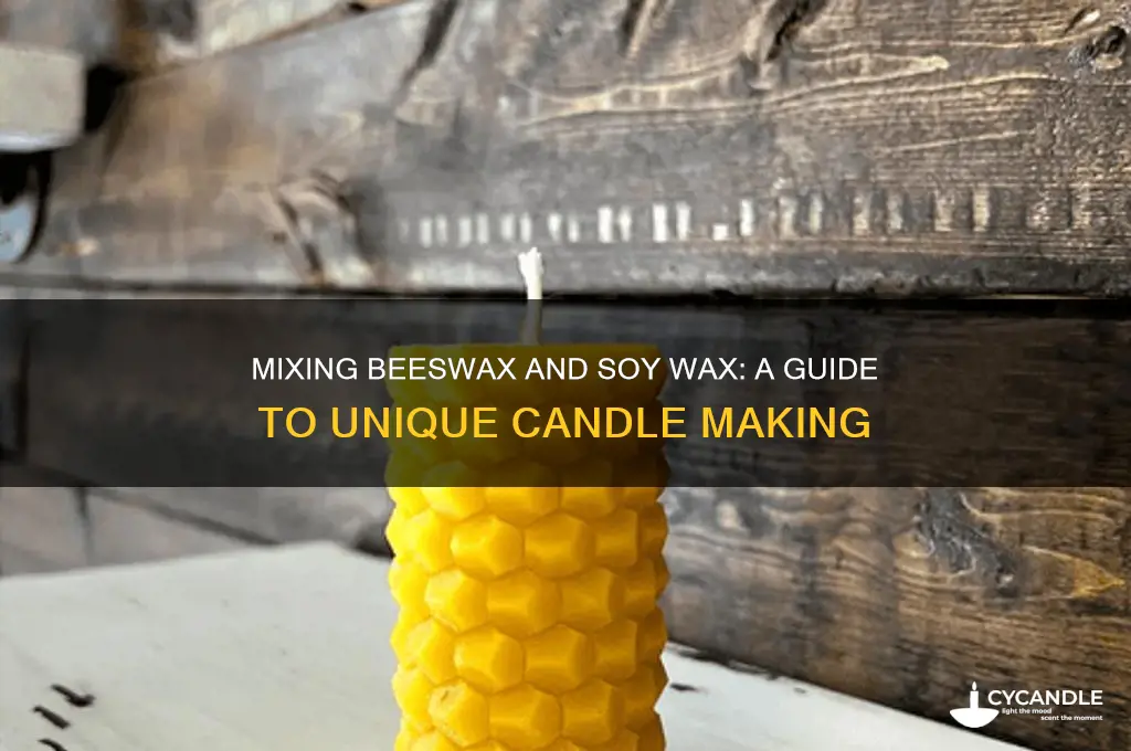 can you mix beeswax and soy wax to make candles