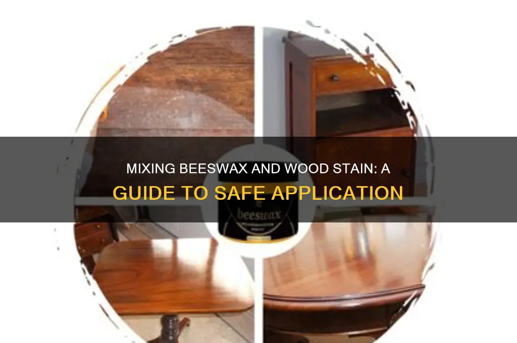 can you mix beeswax and wood stain