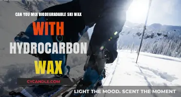 Mixing Biodegradable and Hydrocarbon Ski Wax: Compatibility and Performance