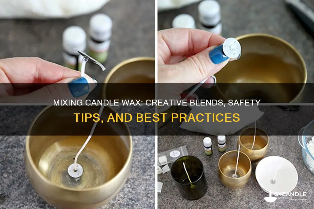 can you mix candle wax