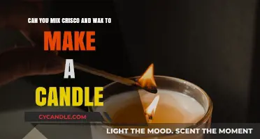 Crisco and Wax Blend: A DIY Candle-Making Experiment Guide