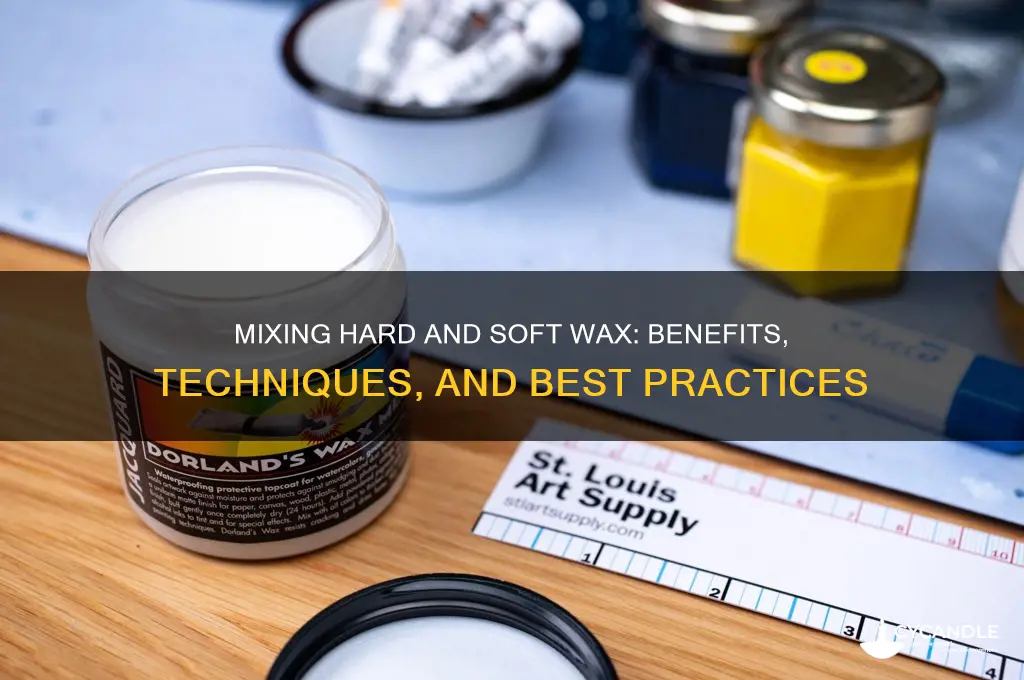 can you mix hard and soft wax