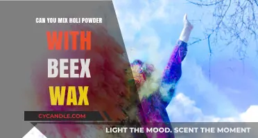 Mixing Holi Powder with Beeswax: Creative Crafting or Risky Blend?