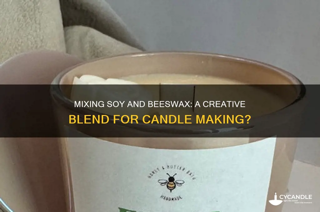 can you mix soy and beeswax
