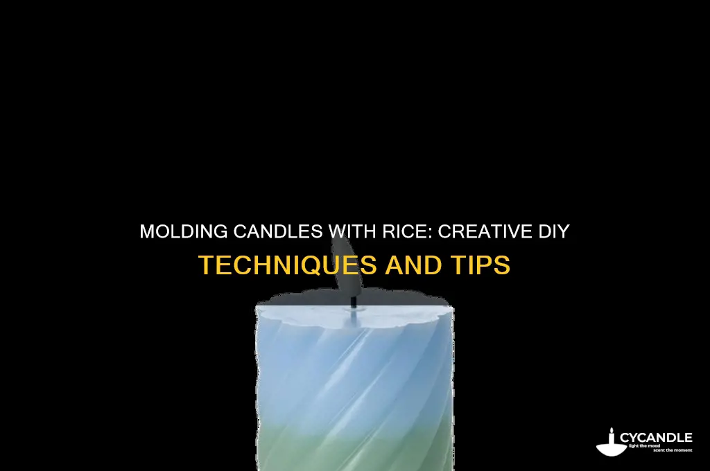 can you mold candles with rice