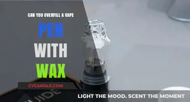 Overfilling Wax in Vape Pens: Risks and Proper Usage Tips