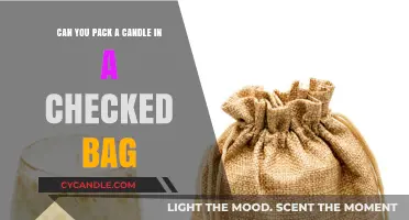 Can You Pack a Candle in a Checked Bag? TSA Rules Explained