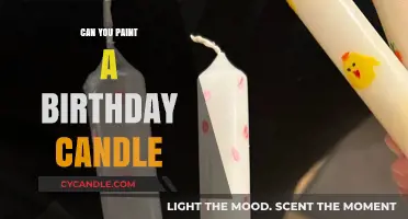Creative Candle Decor: Painting Birthday Candles for Unique Celebrations