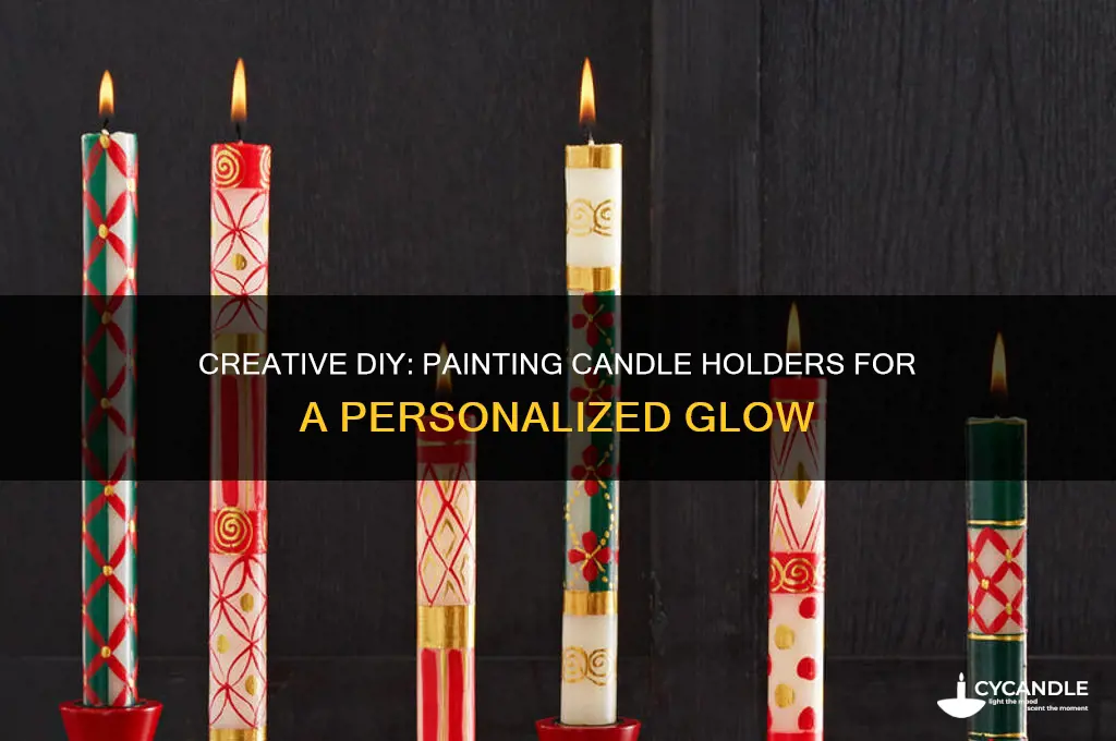 can you paint a candle holder