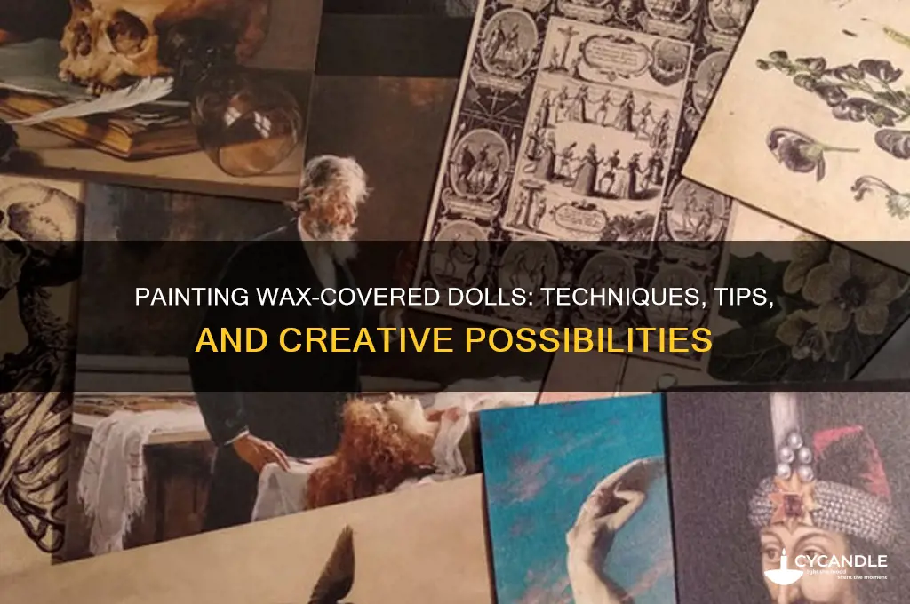 can you paint a wax covered doll