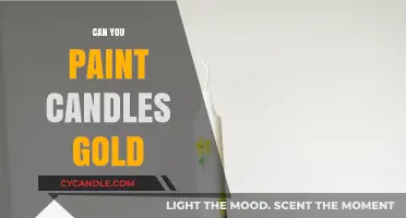 How to Paint Candles Gold: Easy DIY Craft Tutorial