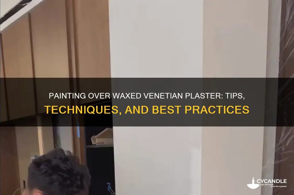 can you paint over waxed venetian plaster