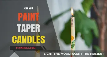 Creative Candle Decor: How to Paint Taper Candles at Home