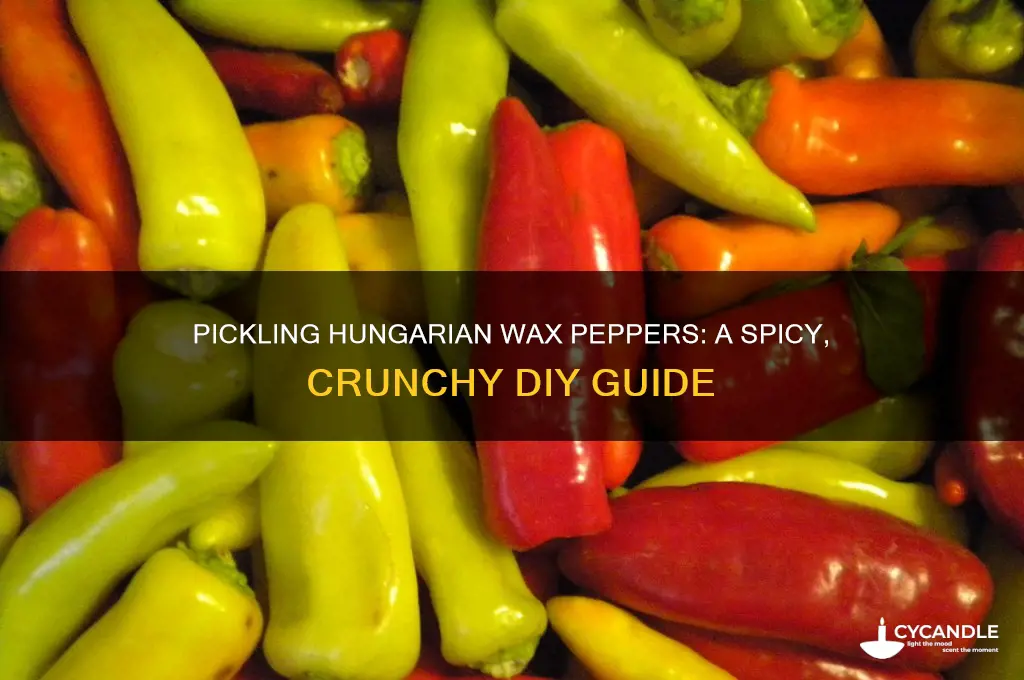 can you pickle hungarian wax peppers