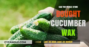 Pickling Store-Bought Cucumbers: Dealing with Wax Coating Challenges