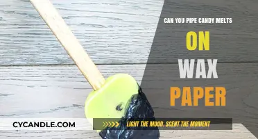 Piping Candy Melts on Wax Paper: Tips and Tricks for Success