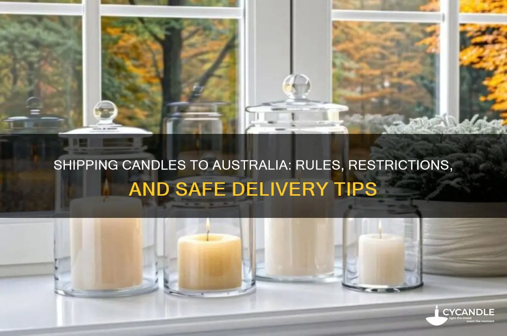 can you post candles to australia