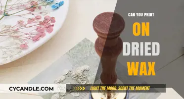 Printing on Dried Wax: Techniques, Tips, and Creative Possibilities