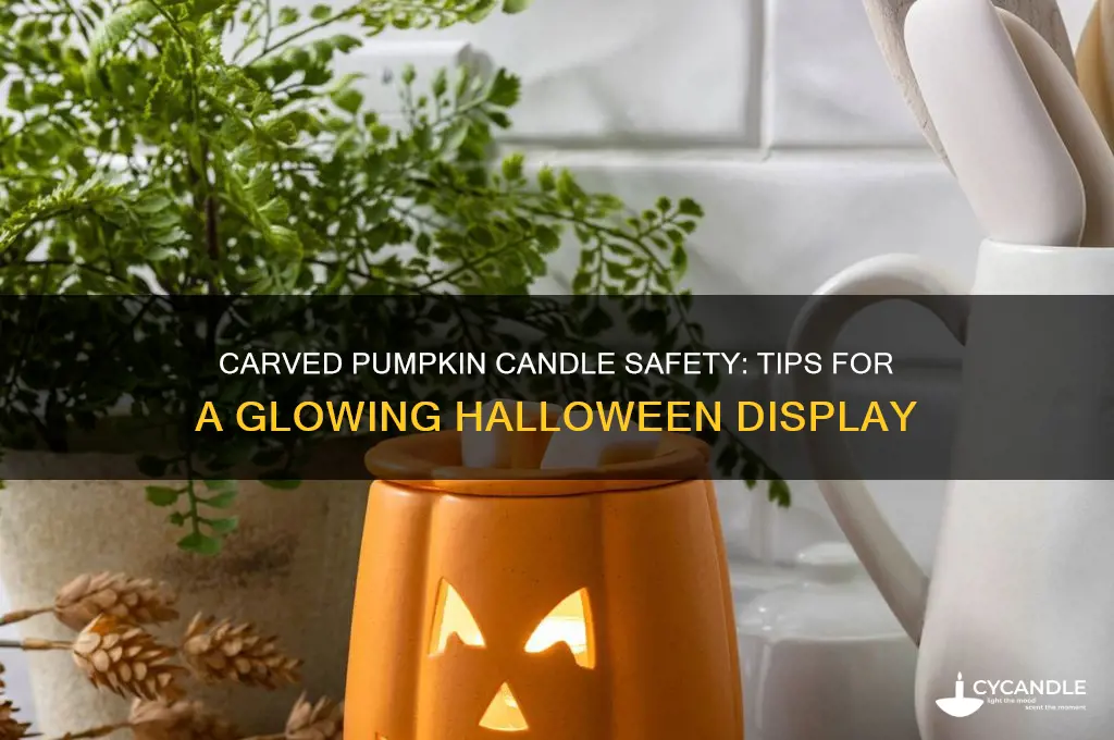 can you put a candle in a carved pumpkin