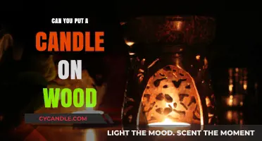 Can You Safely Place a Candle on Wood Surfaces?