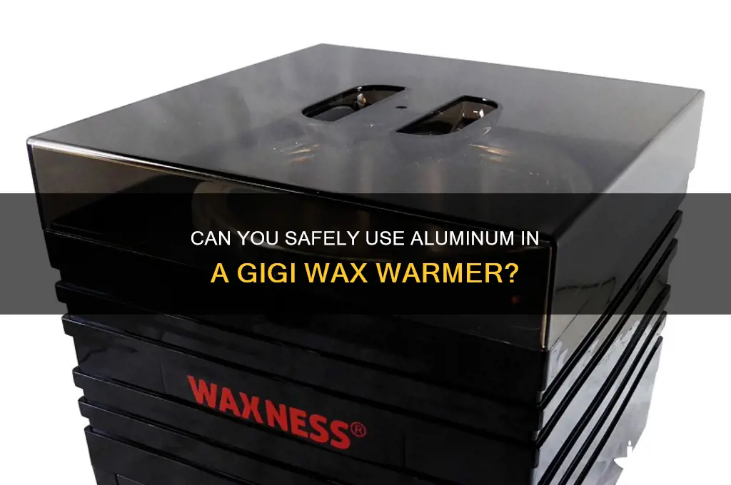 can you put aluminum in a gigi wax warmer