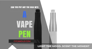 Can Any THC Wax Be Vaped? A Guide to Safe Vape Pen Use