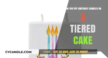 Tiered Cake Candle Tips: Birthday Candles on Multi-Layer Cakes?