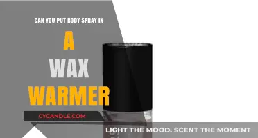 Can Body Spray Be Used in Wax Warmers? Safety Tips