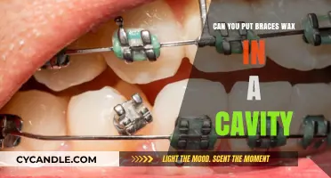 Can Braces Wax Be Used to Temporarily Fill a Cavity?