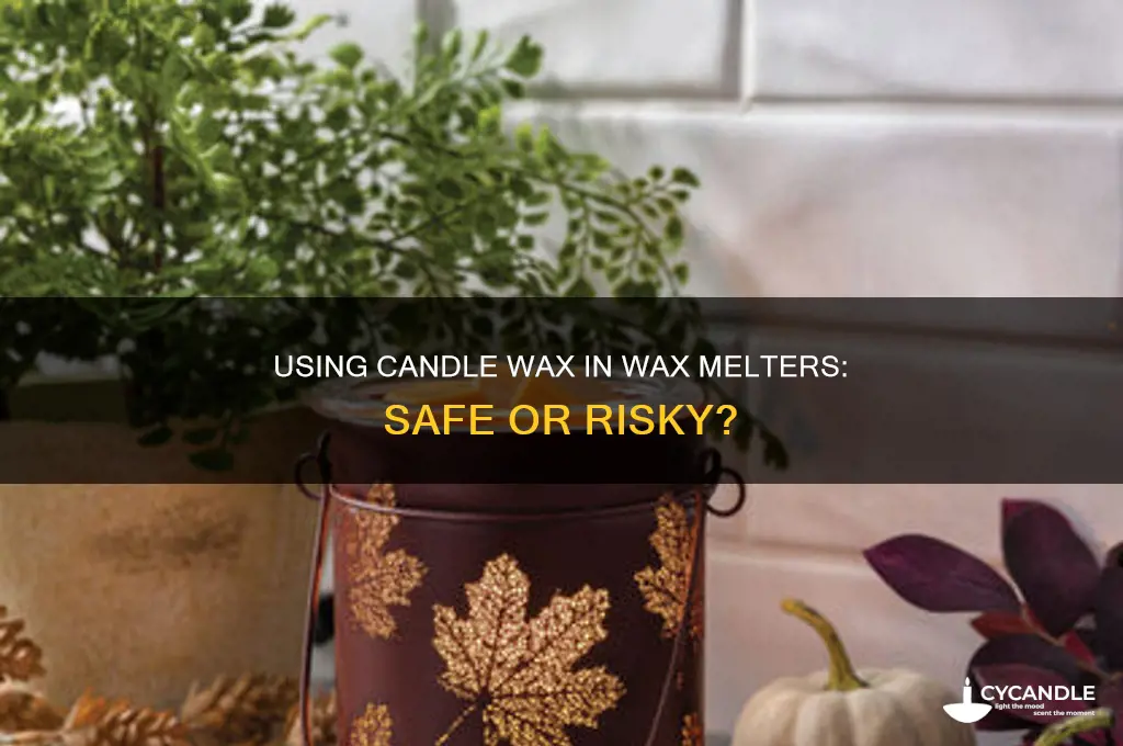 can you put candle wax in a wax melter