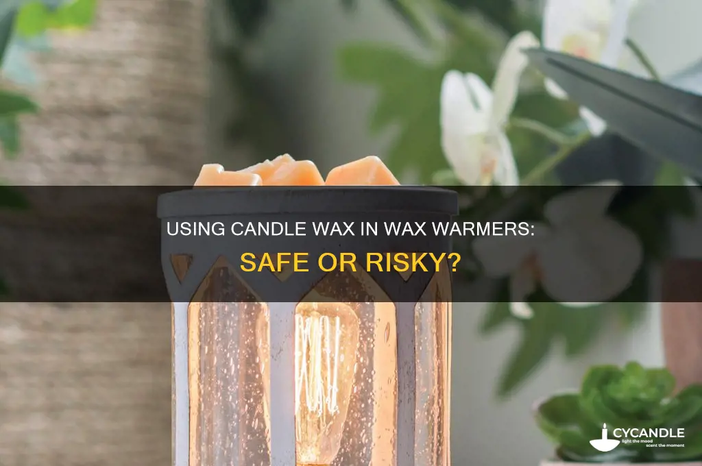 can you put candle wax in a wax warmer