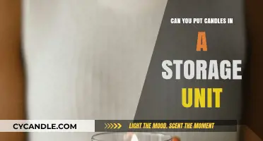 Storing Candles Safely: Can You Put Candles in a Storage Unit?