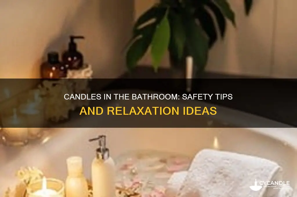 can you put candles in the bathroom