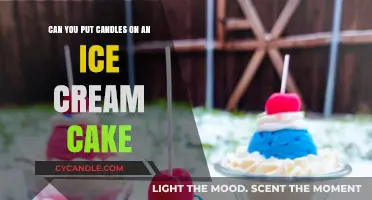 Candles on Ice Cream Cake: Melty Mess or Sweet Success?