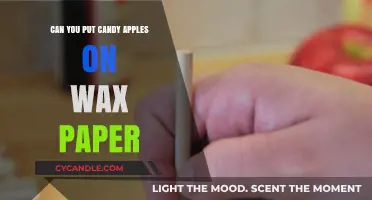 Candy Apples on Wax Paper: Tips for Perfect Coating and Storage