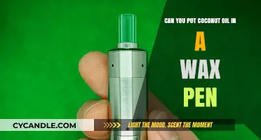 Using Coconut Oil in Wax Pens: Safe or Risky?