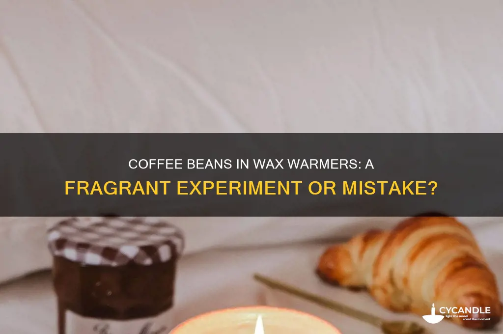 can you put coffee beans in a wax warmer